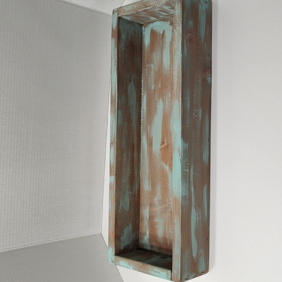 Rectangular Solid Wood Decor Box - Picture 2 of 6